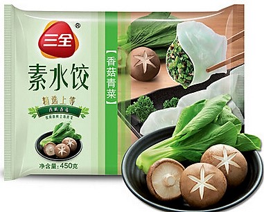 三全 素水饺【青菜香菇水饺】450g